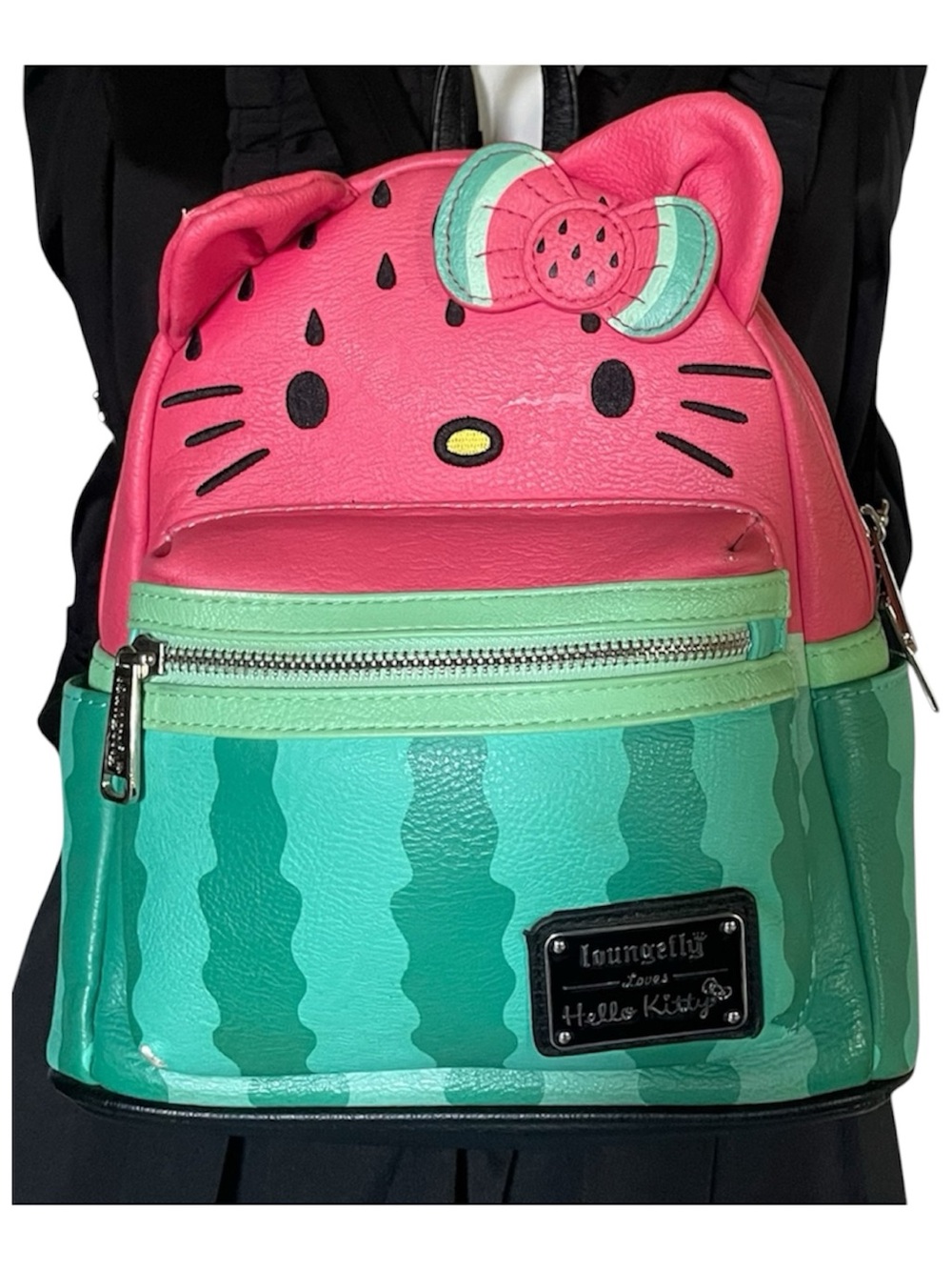 Sanrio Hello Kitty Watermelon Loungefly Mini Backpack